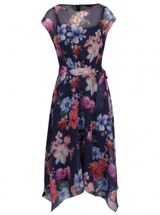 Rochie vaporoasa cu imprimeu floral