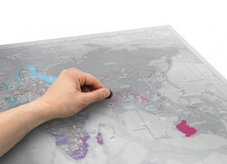 Harta razuibila pentru pasionati de calatorii