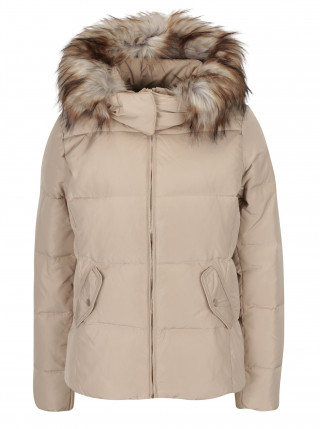 Geaca matlasata de iarna cu blana artificiala