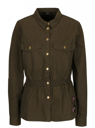 Jacheta din denim cu aplicatii