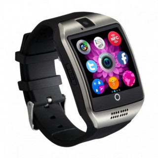 Smartwatch chic Vogue Q18 Curved cu Camera si Telefon 3G Alb Display, cu Bluetooth