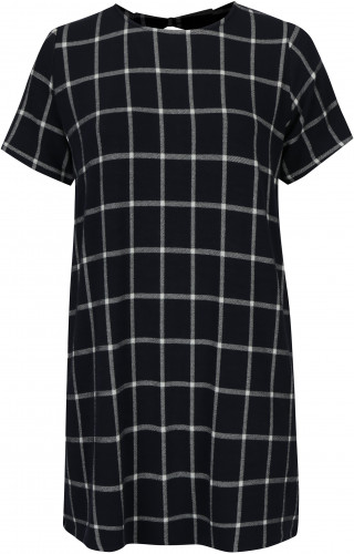 Rochie in carouri cu funde la spate