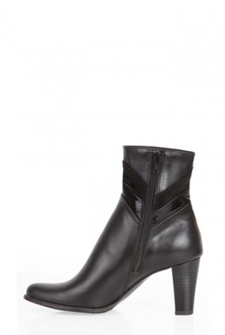 Ghete negre din piele naturala model 281