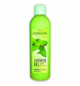Gel de dus Mint Leaves 250ml Herbagen