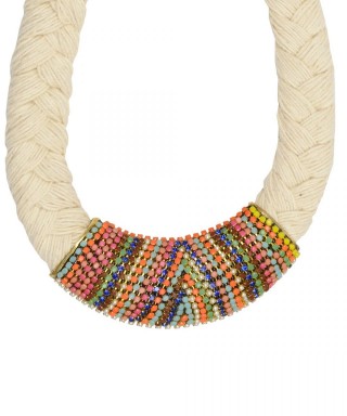 Colier la baza gatului impletit