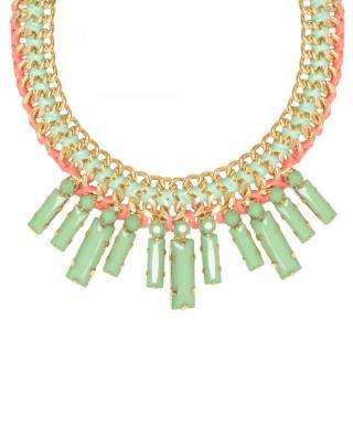 Colier statement, la baza gatului, colorat