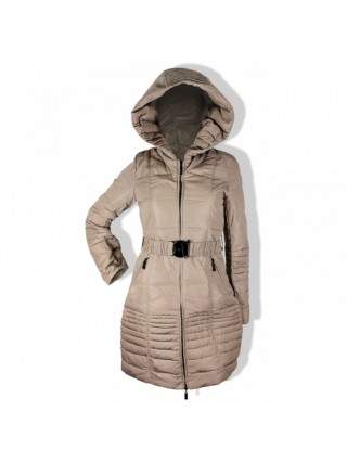 Geaca din fas cu gluga si cordon