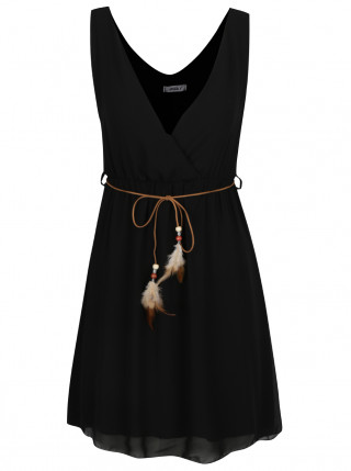 Rochie de vara vaporoasa cu cordon in talie