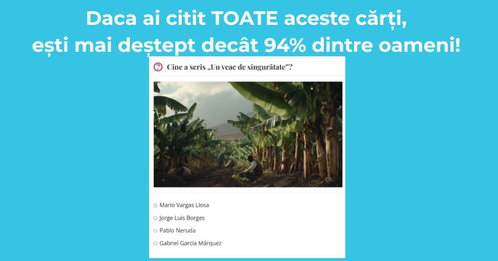 Daca ai citit TOATE aceste cărți, ești mai deștept de 94% dintre oameni!