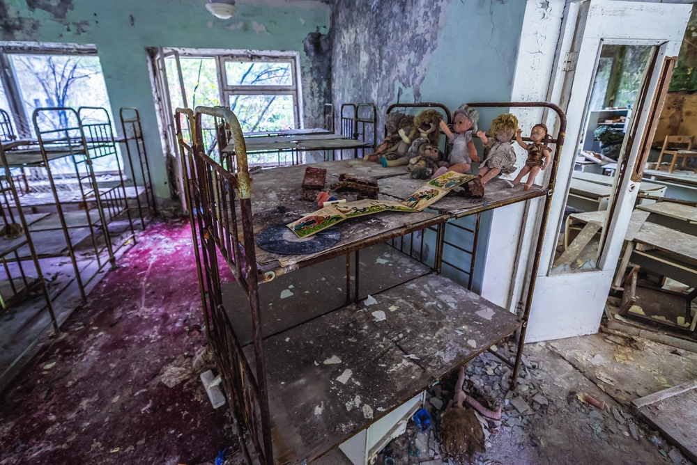 gradinita abandonata langa prypiat