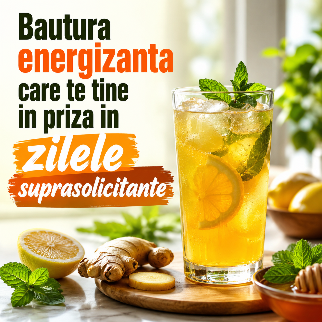 reteta bautura energizanta cu ceai